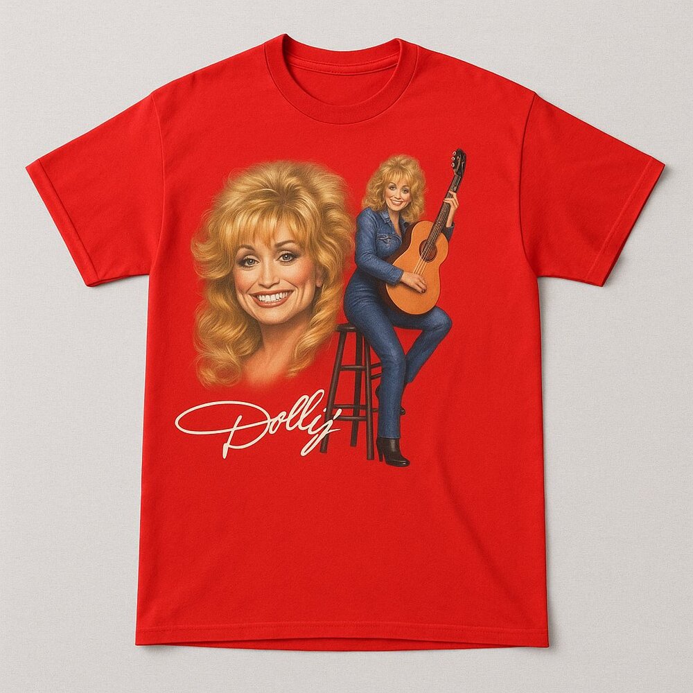 Vintage Dolly Parton Tour Concert T Shirt Country Music - Picture 6 of 6